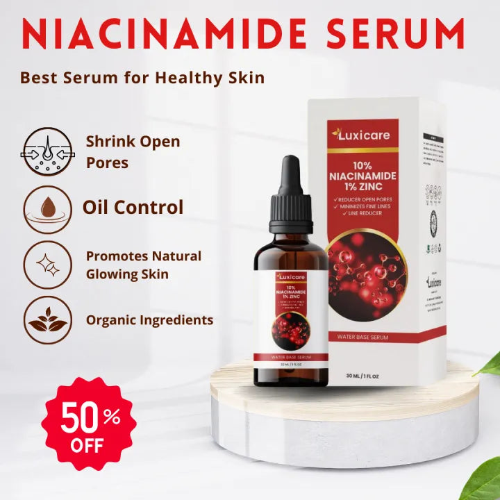 Niacinamide 10% + Zinc 1% Serum for Acne, Pores, and Hyperpigmentation