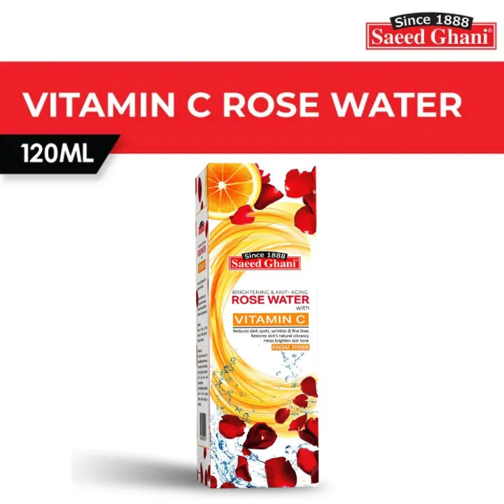 Saeed Ghani Vitamin C Rose Water (120ml)