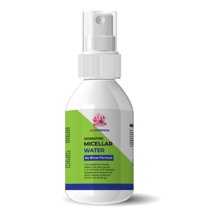 Aveessence Micellar Water Makeup Remover – Makeup Remover Liquid for Gentle Cleansing | Effective Makeup Removal & Skin Care