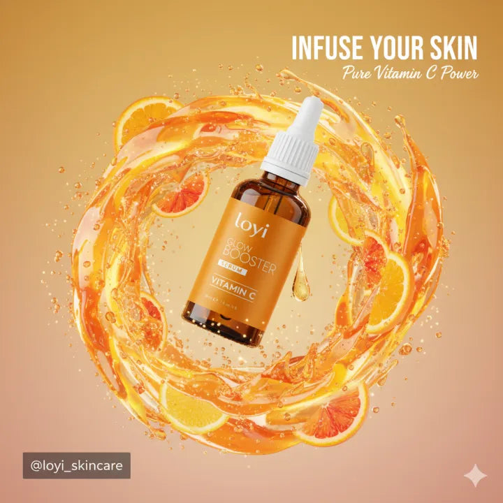Loyi Vitamin C Serum 30 ml | Skin Brightening, Dark Spot Removal, Glow Boost | Antioxidant Face Serum for Radiant Skin