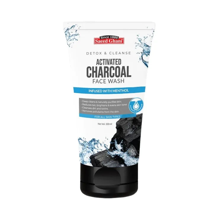 Saeed Ghani Activated Charcoal Face Wash - Detox & Cleanse