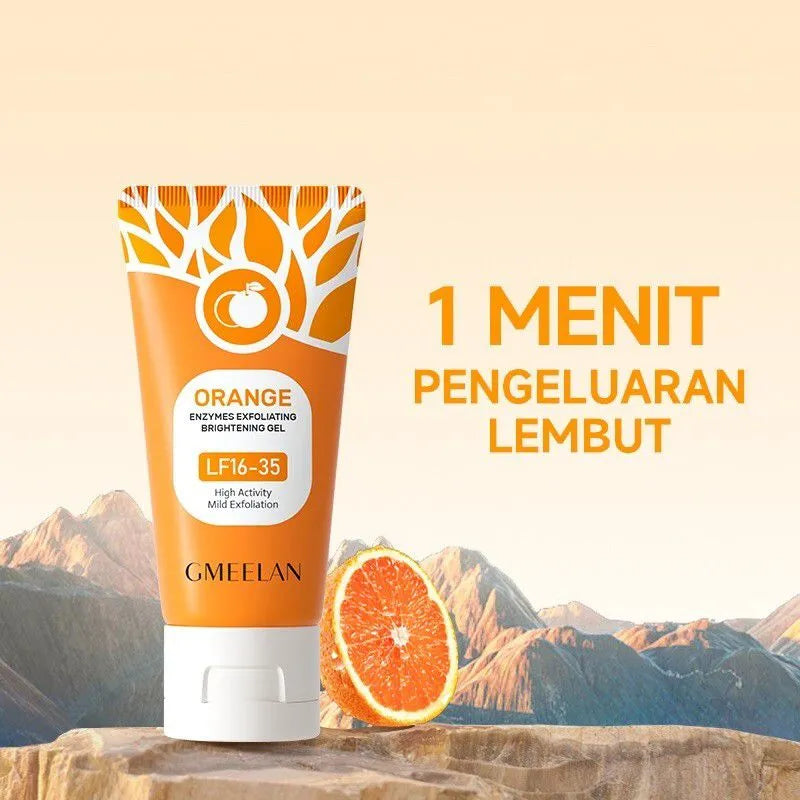 Orange Enzymes Exfoliating Brightening Gel LF16-35 – Gentle Face Scrub for Smooth, Glowing & Bright Skin