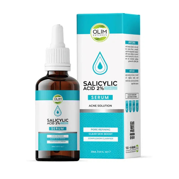 Olim Naturals - 2% Salicylic Acid Serum | Clear Skin, Oil-Free, Acne-Fighting Serum, Blackheads - Blemishes - 30ml