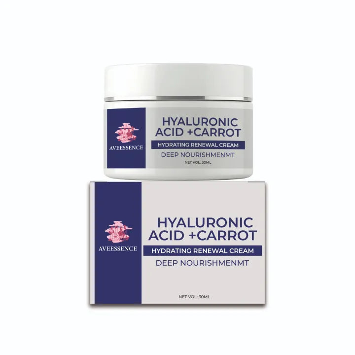 Aveessence Hyaluronic Acid & Carrot Face Cream - Moisturizing & Anti-Aging , deep nourishment