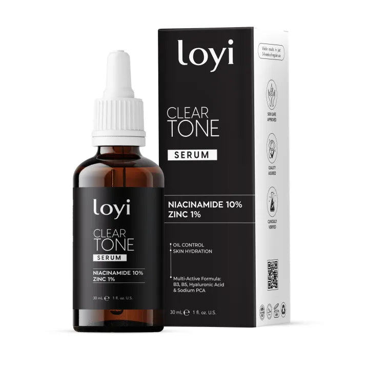 Loyi Niacinamide 10% + Zinc 1% Serum 30 ml | Oil Control, Pore Minimizer, Brightening | Acne-Prone Skin Care Serum