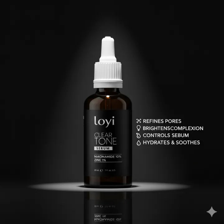 Loyi Niacinamide 10% + Zinc 1% Serum 30 ml | Oil Control, Pore Minimizer, Brightening | Acne-Prone Skin Care Serum